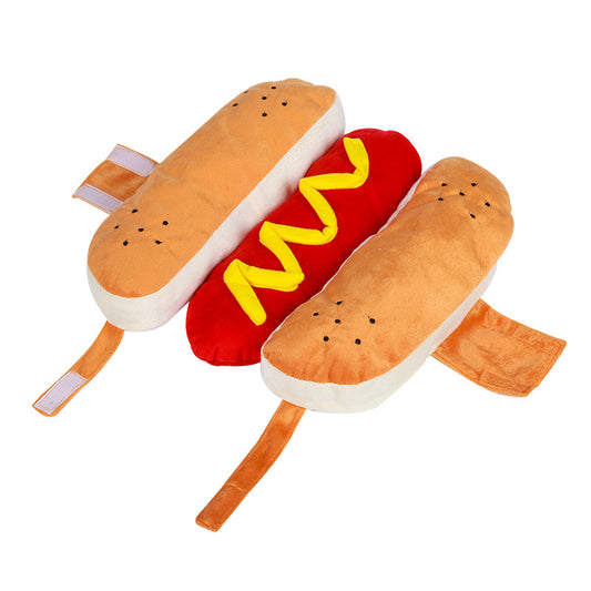 Funny Halloween Costumes For Dogs Puppy Pet Clothing Hot Dog Design Dog Clothes Pet Apparel Dressing Up Cat Party Costume Suit