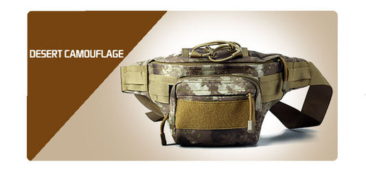 Outdoor Camouflage Waterproof Wear-resistant Portable Sports Waist Bag