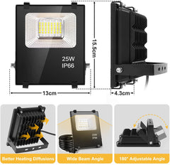 IP66 Waterproof Garden Smart Bluetooth RGBW Flood Light