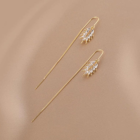 Descendants Of The Rich Tassel Ear String Earring Spring And Summer