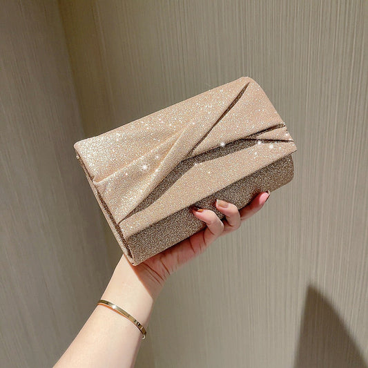 Gold Fashion Envelope Clutch