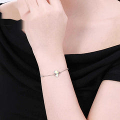 Artificial Crystal Series Water Drop Bracelet Colorful Special-interest Design Sweet