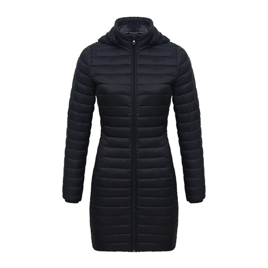 Women's Lightweight Mid-length Slim-fit Cotton-padded Jacket