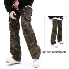 High Street Leisure Cargo Camouflage Pants Male