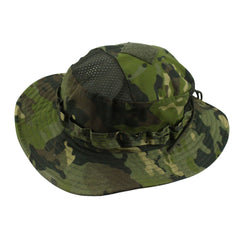 Camouflage Hat Tactical Army Fan Field Round Edge Fishing Sun Hat