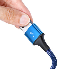 Rapid Series 3 In 1 Cable  For IP Plus Micro Plus Type C Dark Blue