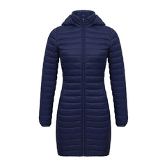 Women's Lightweight Mid-length Slim-fit Cotton-padded Jacket