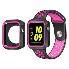 Suitable For Watch Two-color Silicone TPU Protective Case I Watch34567 Generation