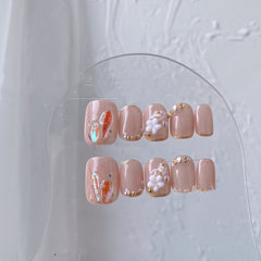 Pearl Floret Removable Nail Patch