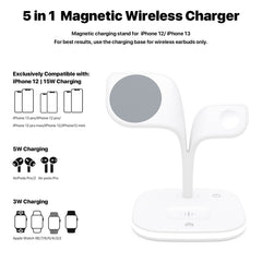 Phone Desktop Wireless Charger Watch Headphone Stand