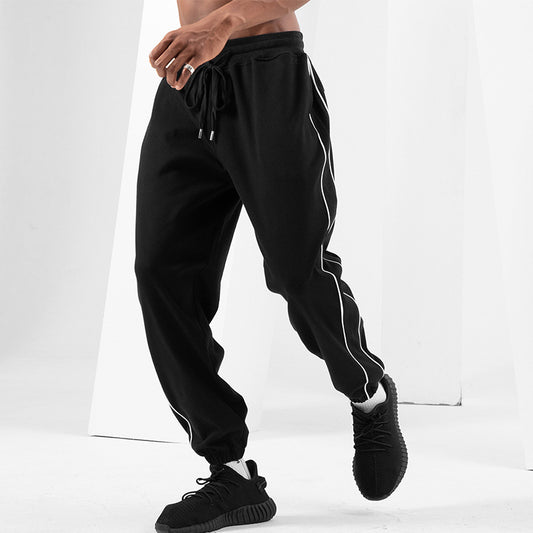 Men's Autumn Fitness Loose Tappered Sports Trousers