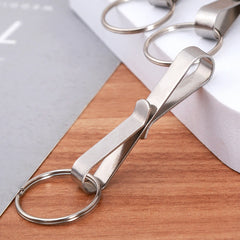 Stainless Steel Key Ring Old Pendant