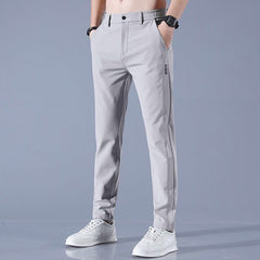 Casual Trousers Men's Loose Ice Silk Quick-drying