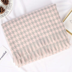 Women's Korean-style Autumn And Winter Plaid Scarf