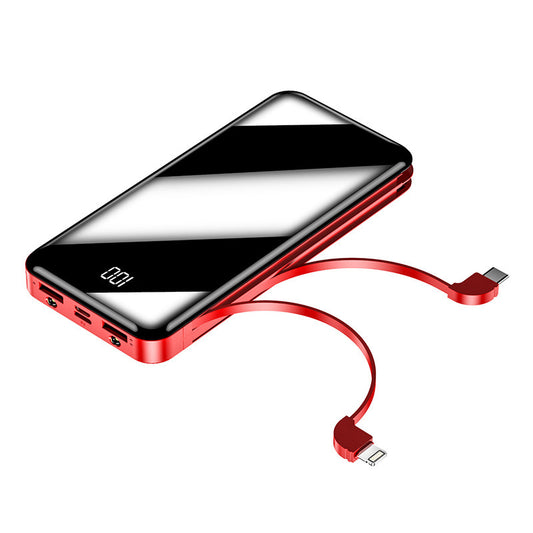 20,000mAh Typec Multi-function Mobile Power Bank With Cable