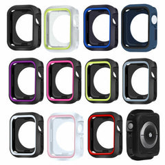 Suitable For Watch Two-color Silicone TPU Protective Case I Watch34567 Generation