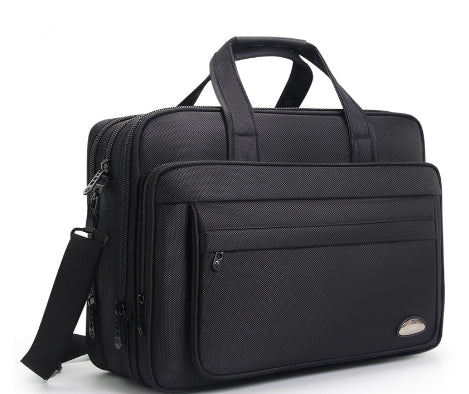 Large Capacity Briefcase Men's Business Canvas Portable