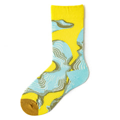 Women's Mid-calf Autumn And Winter 100 Cotton Socks