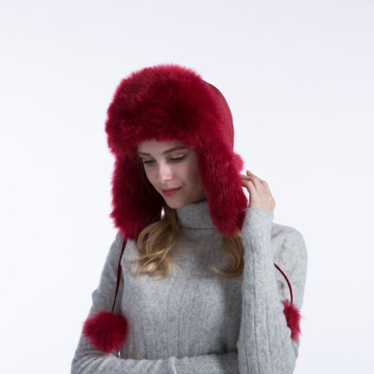 Autumn And Winter Ladies Korean Version Of Fox Fur To Keep Warm And Cold