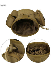 Outdoor Camouflage Hiking Key Waist Bag