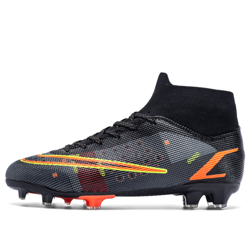 Football Boots Men's High Top AG Spike Artificial Turf