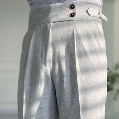 Men's Fashion Straight All-match High Waist Drooping Pants