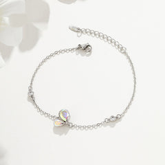 Artificial Crystal Series Water Drop Bracelet Colorful Special-interest Design Sweet