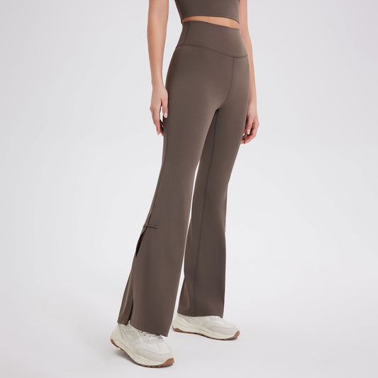 Peach High Waist Hip Lift Bell-bottom Pants Sports