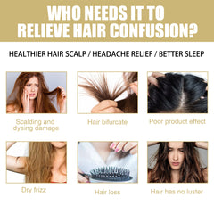 Heating Cap Repair Hair Damaged Dry Manic Head Massage Care