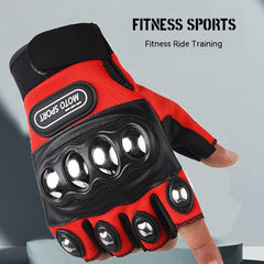 Outdoor Sports Breathable Non-slip Long Finger Half Finger Touch Screen Riding Gloves