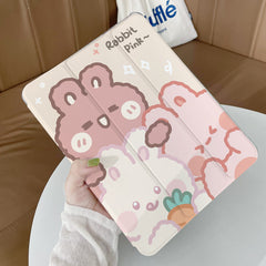 Rabbit Flat Tri-Fold Protective Case