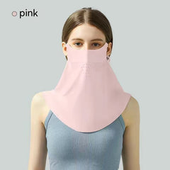 Facekini Full Face Sunscreen Mask Breathable Thin Ice Silk