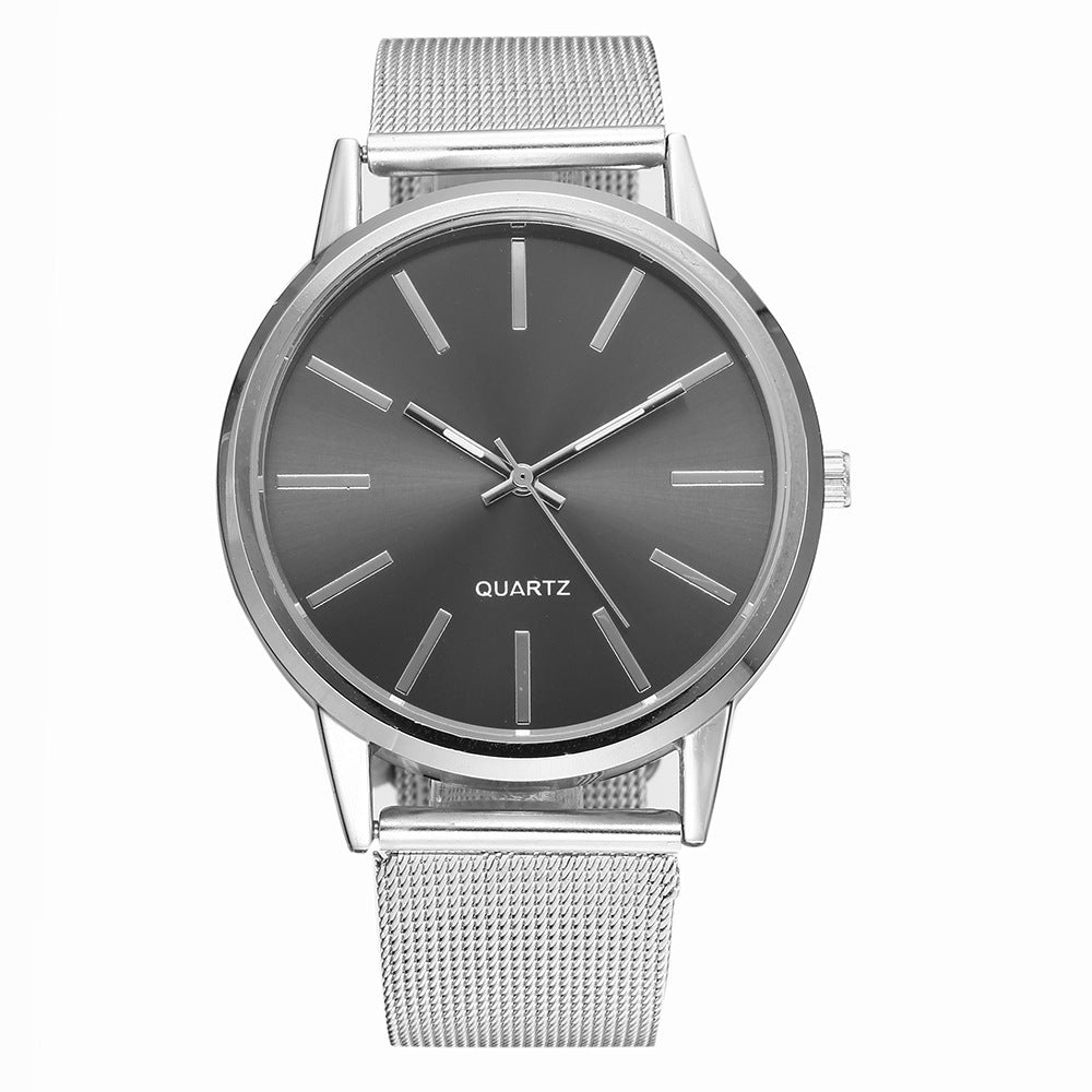 Korean-style Simple Ultra-thin Stainless Steel Quartz Watch