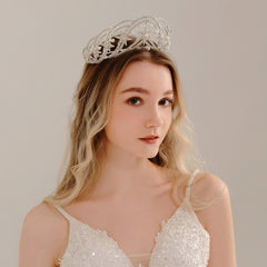 Light Luxury Socialite Style Hair Accessories Wedding Dress Headdress