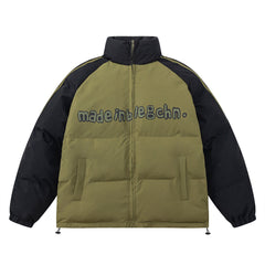 Stand Collar Bread Cotton-padded Jacket For Men