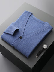 Men's Fashion Casual V-neck Wool Cardigan