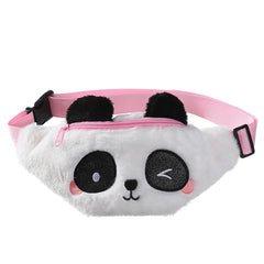 Panda Cartoon Cute Plush Belt Bag