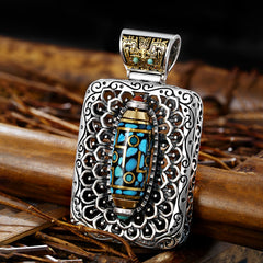 Wanfo Chaozong Lucky Dzi Bead Pendant