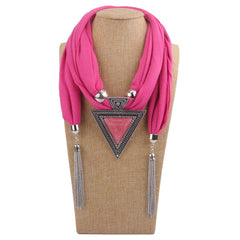 European And American Fashion Jewelry Necklace Scarf Female Resin Alloy