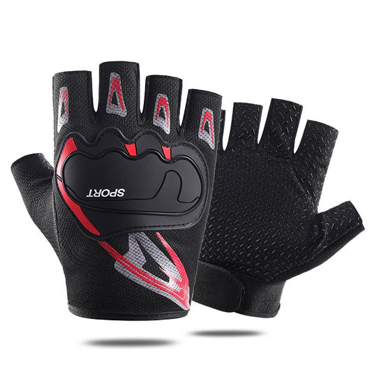 Outdoor Sports Breathable Non-slip Long Finger Half Finger Touch Screen Riding Gloves